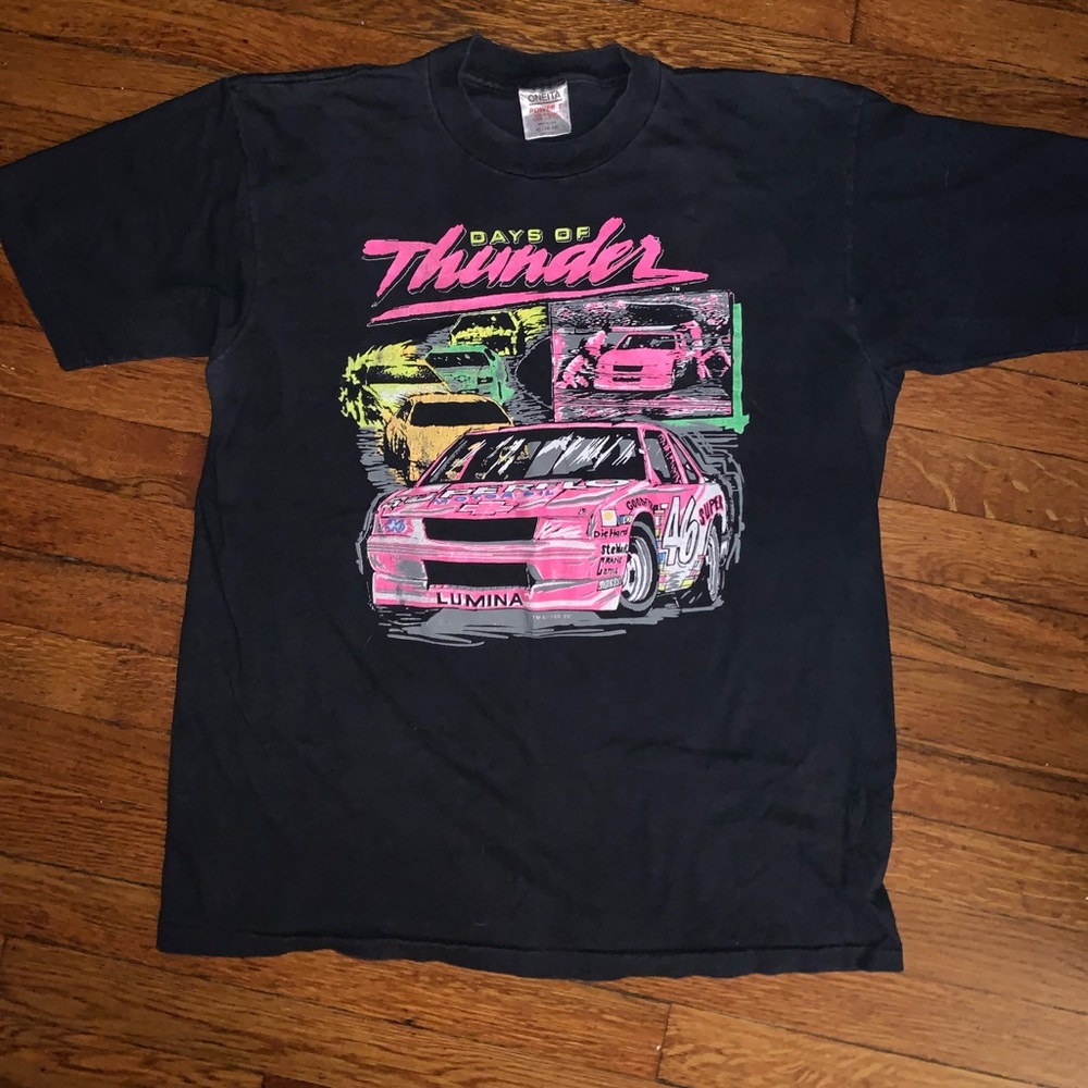 VINTAGE 1990’s DAYS OF THUNDER😎PROMOTIONAL T-SHIRT SIZE X-LARGE